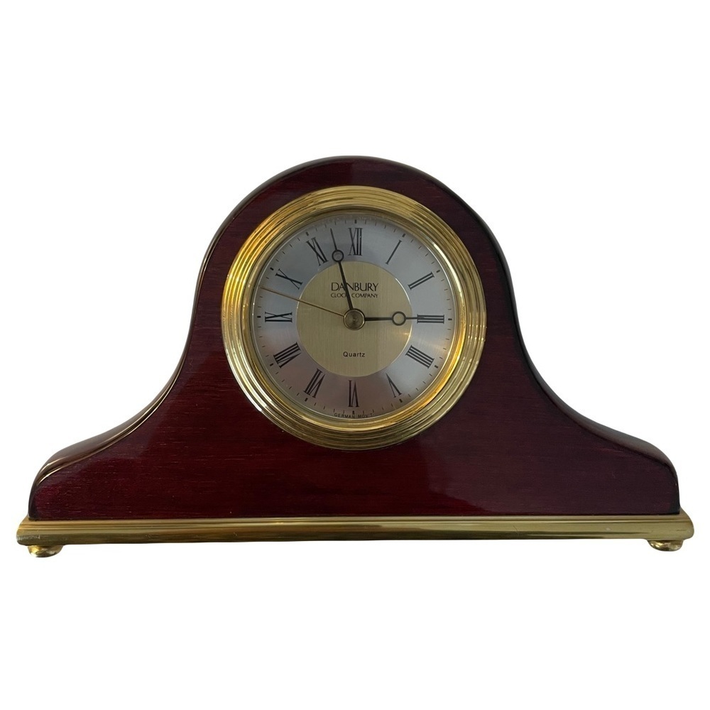 Danbury Clock Company German Movement Small Desk Clock READ